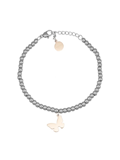 AMEN ACCIAIO Bracciale in acciaio acciaio/rose - Bracciali Donna