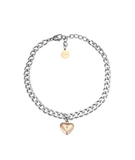 AMEN ACCIAIO Bracciale catena con cuore - Bracciali Donna