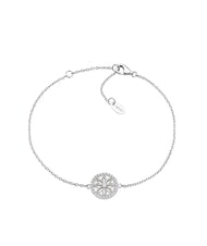 AMEN FIORE DELLA VITA Bracciale in argento con cristalli - Bracciali Donna