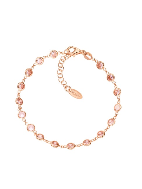 AMEN TENNIS Bracciale in argento con zirconi rose - Bracciali Donna