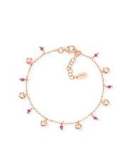 AMEN CANDY CHARM Bracciale in argento con cuoricini - Bracciali Donna