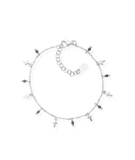 AMEN CANDY CHARM Bracciale in argento con croci - Bracciali Donna