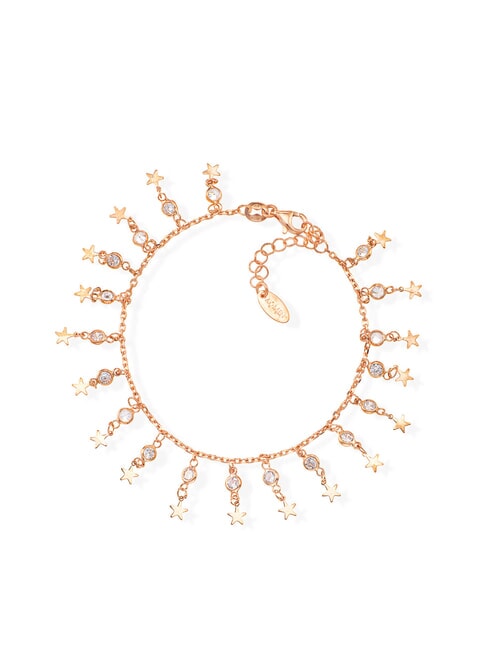 AMEN COUTURE Bracciale con stelline e zirconi rose - Bracciali Donna