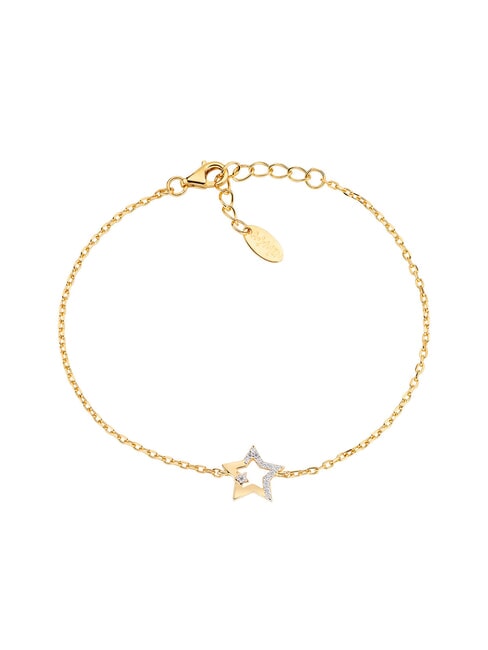AMEN STELLE Bracciale in argento e zirconi oro - Bracciali Donna