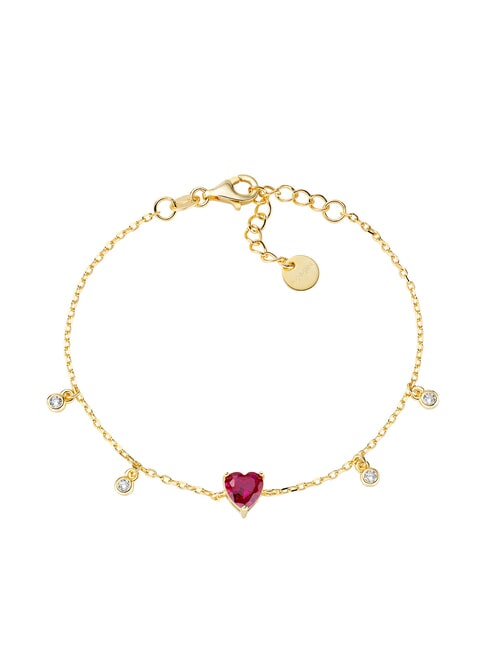 AMEN AMORE Bracciale con cuore e ciondolini oro - Bracciali Donna