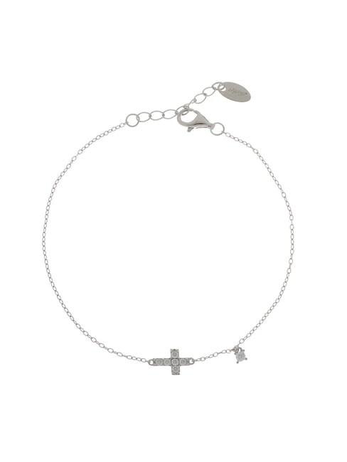 AMEN CROCI Braccialetto in argento rodio - Bracciali Donna