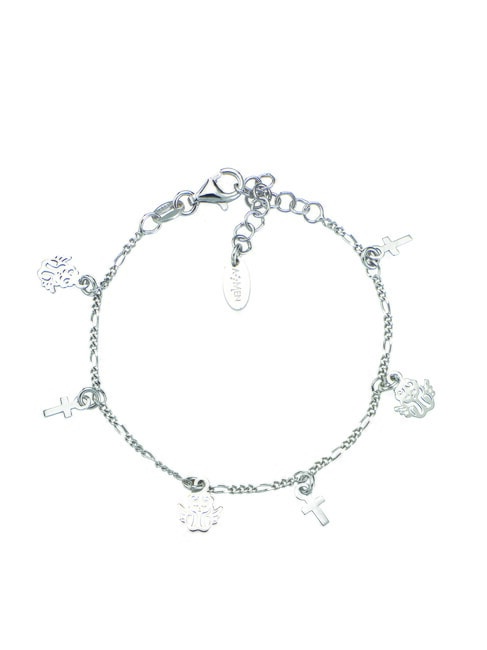 AMEN JUNIOR Braccialetto multicharm in argento rodio - Bracciali Bambini