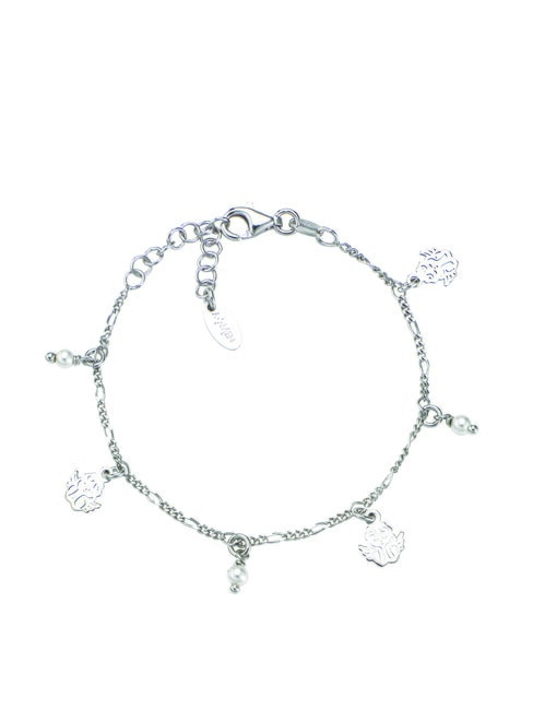 AMEN JUNIOR Braccialetto multicharm con perle rodio - Bracciali Bambini