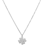 AMEN ACCIAIO Collana con quadrifoglio silver - Collane - 1