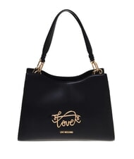 LOVE MOSCHINO CURSIVE L Borsa a spalla Nero - Borse Donna - 1