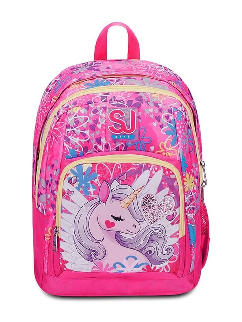 SJGANG ADVANCED UNICORN LED Zaino a due scomparti CANDY FUXIA - Zaini Scuola & Tempo Libero