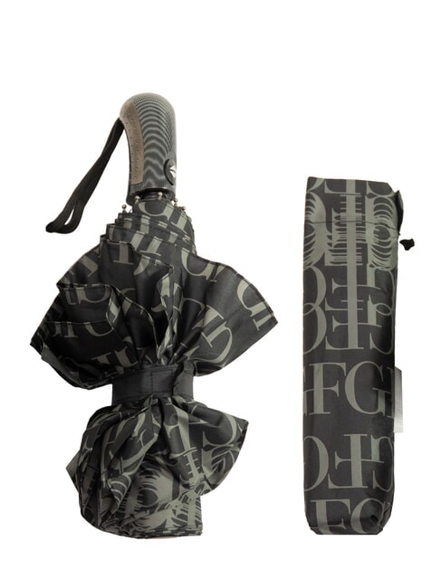 FERRÈ JUMBO Mini Ombrello automatico logo nero 02 - Ombrelli