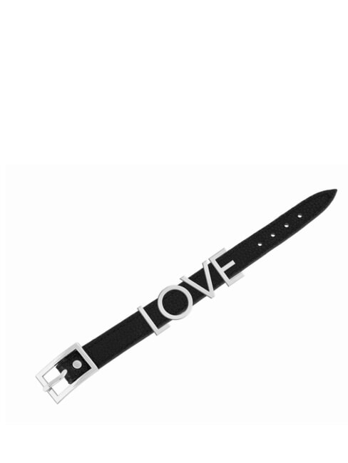 LIUJO LOVE Bracciale in pelle black - Bracciali Donna