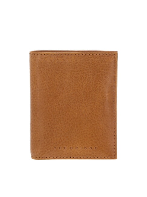 THE BRIDGE ETTORE Portacarte verticale in pelle curry abb rutenio scuro - Portafogli Uomo