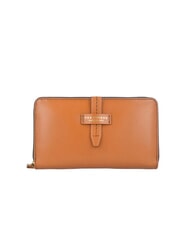 THE BRIDGE FLORENTIN Portafoglio in pelle cognac/oro - Portafogli Donna - 1