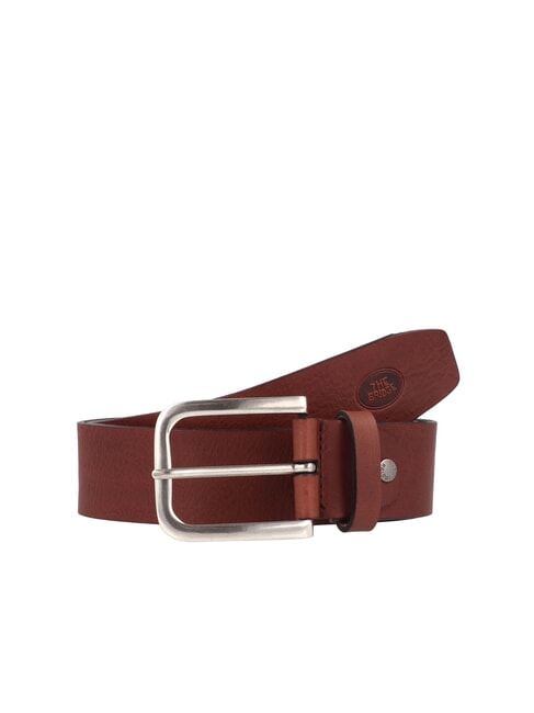 THE BRIDGE BRUNELLESCHI Cintura accorciabile in pelle marrone 14/rutenio palladio - Cinture