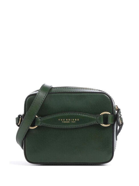 THE BRIDGE BETTINA Borsa camera case in pelle smeraldo abb. oro - Borse Donna