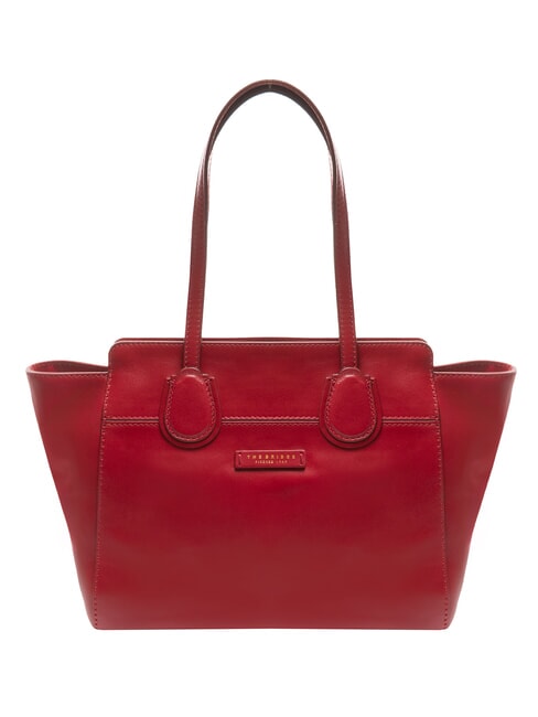 THE BRIDGE ELETTRA Borsa shopping in pelle berry abb. oro - Borse Donna