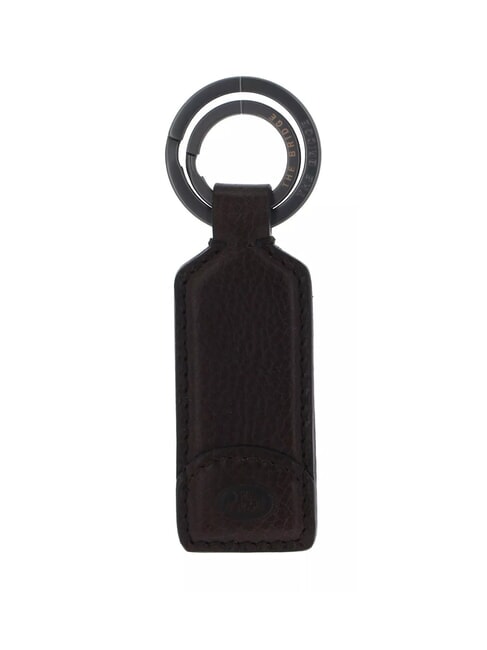 THE BRIDGE DUCCIO Portachiavi con charm in pelle castagna abb. rutenio dk - Portachiavi