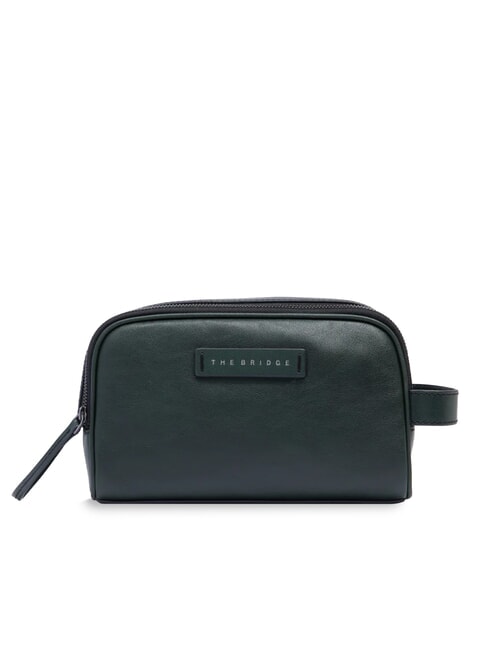 THE BRIDGE FILIPPO Beauty case in pelle malachite/rut. scuro - Beauty Case