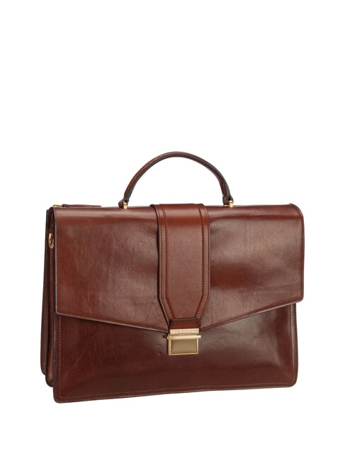 THE BRIDGE DANTE Cartella in pelle porta pc 15" MARRONE - Cartelle Lavoro