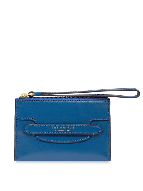 THE BRIDGE LUCREZIA  Bustina in pelle jeans abb. oro - Borse Donna