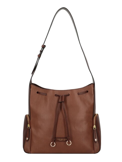 THE BRIDGE CARLOTTA Borsa hobo in pelle con tasche MARRONE - Borse Donna