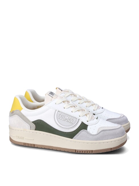 COLMAR AUSTIN BRIEF Sneakers white/mgreen/ochre - Scarpe Unisex