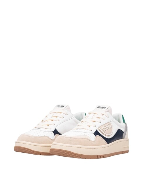 COLMAR AUSTIN BRIEF Sneakers white/navy/bgreen - Scarpe Unisex