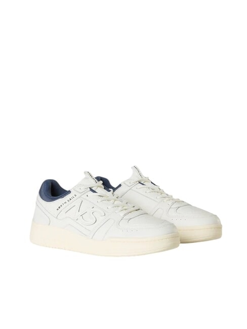 NORTH SAILS JETTY PRO DIVE Sneakers in pelle white/darkdenim - Scarpe Uomo