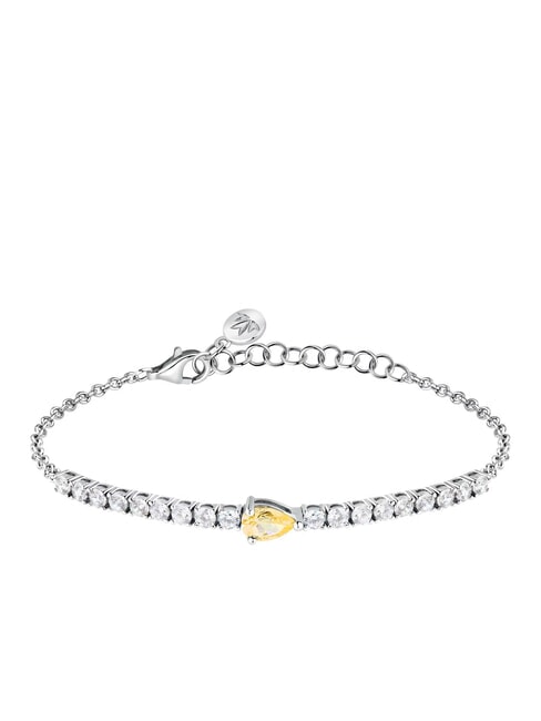 MORELLATO TESORI  Bracciale in argento con zirconi ACCIAIO - Bracciali Donna