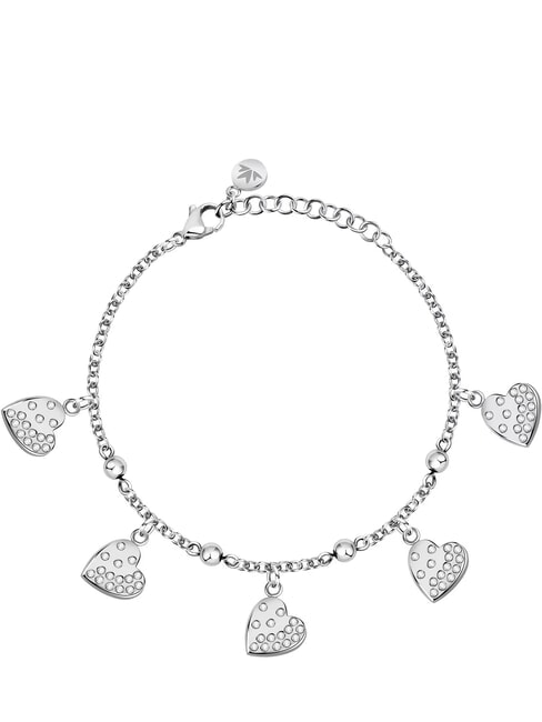MORELLATO TALISMANI Bracciale in acciaio con cristalli ARGENTO - Bracciali Donna