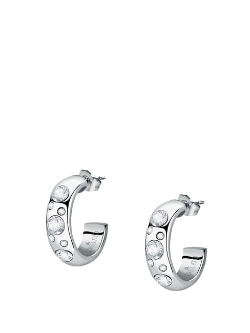 MORELLATO POETICA Orecchini in acciaio con cristalli ARGENTO - Orecchini