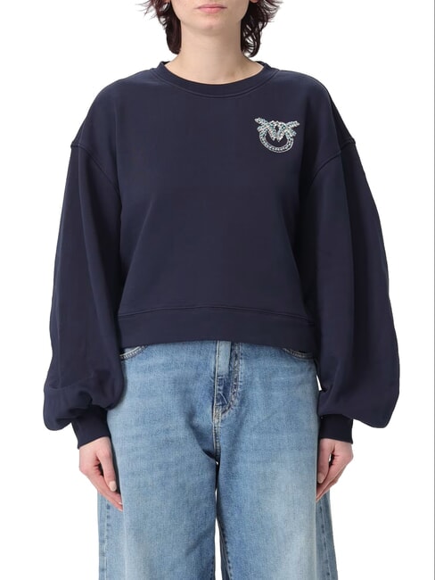 PINKO CERESOLE  Felpa blu abisso - Felpe Donna