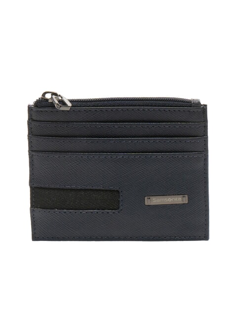 SAMSONITE RELYON SLG Portacarte piatto con zip blue - Portafogli Uomo