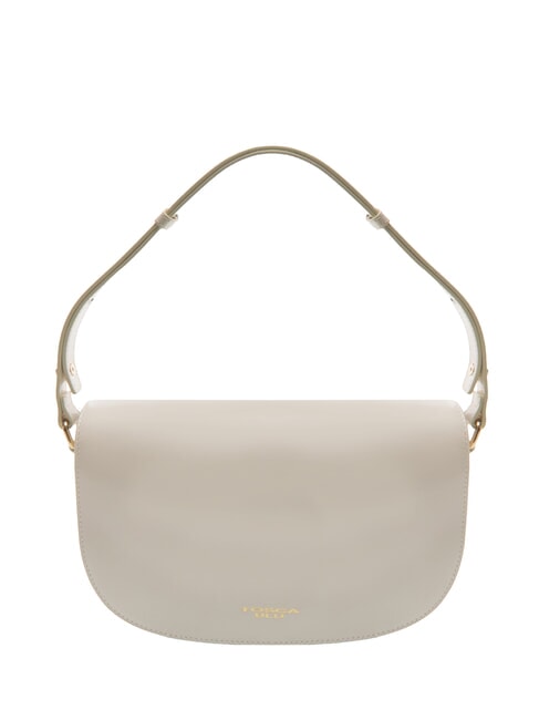 TOSCA BLU KORA Borsa in pelle con pattina bianco avorio - Borse Donna