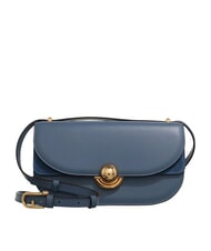 FURLA SFERA Borsa a tracolla in pelle con flap denim - Borse Donna - 1