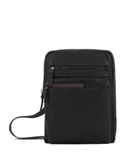 PIQUADRO PAAVO Borsello grande in pelle porta iPad Nero - Tracolle Uomo - 1