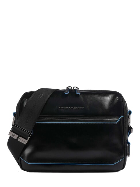 PIQUADRO BLUE SQUARE  Borsello porta ipad con tasca per airpod Nero - Tracolle Uomo