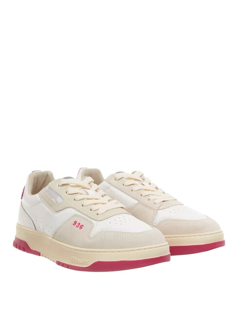 BLAUER ADEL Sneakers white/fuxia - Scarpe Donna