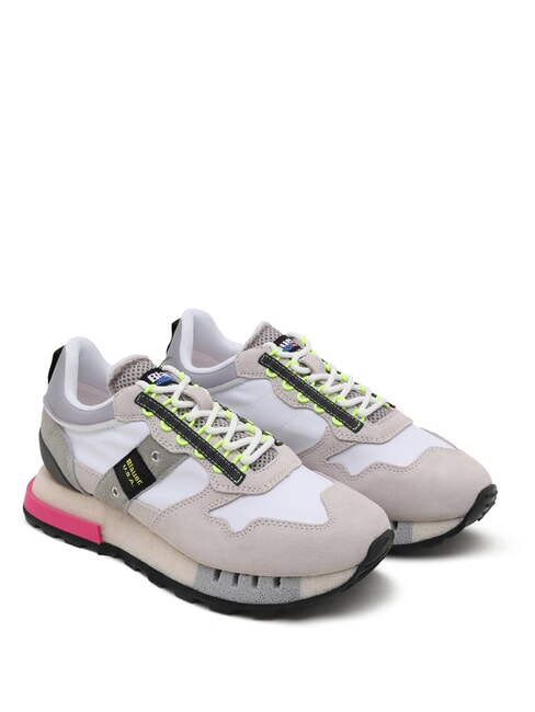 BLAUER HOUMA Sneakers running white/lt grey - Scarpe Donna