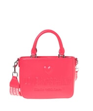LOVE MOSCHINO MADE WITH LOVE Mini Bag a mano, con tracolla fuxia - Borse Donna - 1