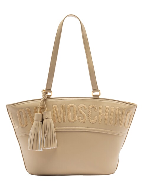 LOVE MOSCHINO NAPPE Shopping Bag beige - Borse Donna