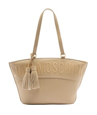 LOVE MOSCHINO NAPPE Shopping Bag beige - Borse Donna - 1
