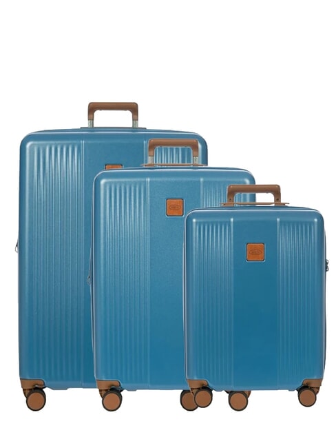 BRIC’S FERRARA Set 3 trolley: cabin, medio e gra espandibili denim - Set Trolley