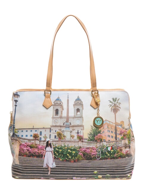 YNOT YESBAG Borsa Tote a spalla floral - Borse Donna