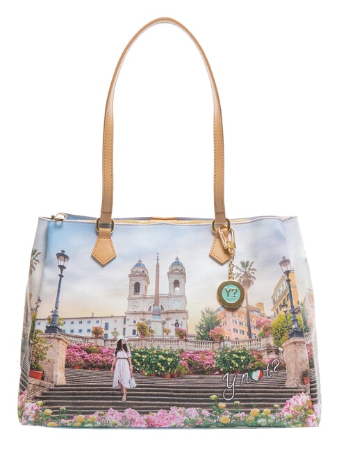 YNOT YESBAG Shoulder Tote Bag floral - Borse Donna