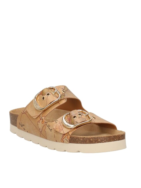 ALVIERO MARTINI PRIMA CLASSE GEO CLASSIC Ciabattina con 2 fibbie NATURALE - Scarpe Donna