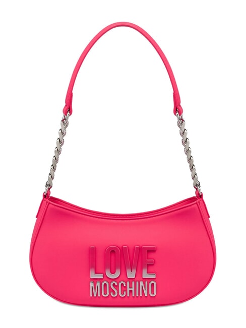 LOVE MOSCHINO MIDDLE CHAIN Borsa a spalla fuxia - Borse Donna
