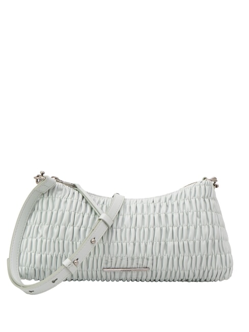 CALVIN KLEIN ROUCHED Borsa a spalla, con tracolla sky gray - Borse Donna